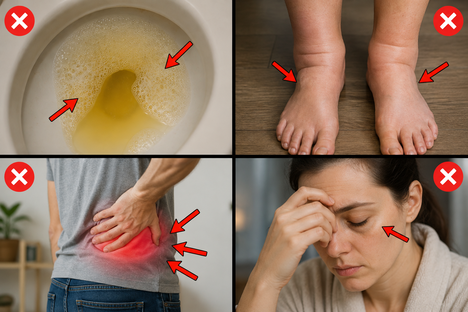 Four common areas associated with kidney and urinary wellness