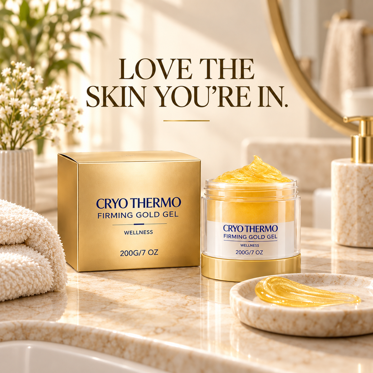 Cryo Thermo Firming Gold Gel Body Care Cream