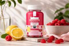 Daily Fiber Gummies – Raspberry Lemon | Digestive Support, Vegan & Sugar-Free