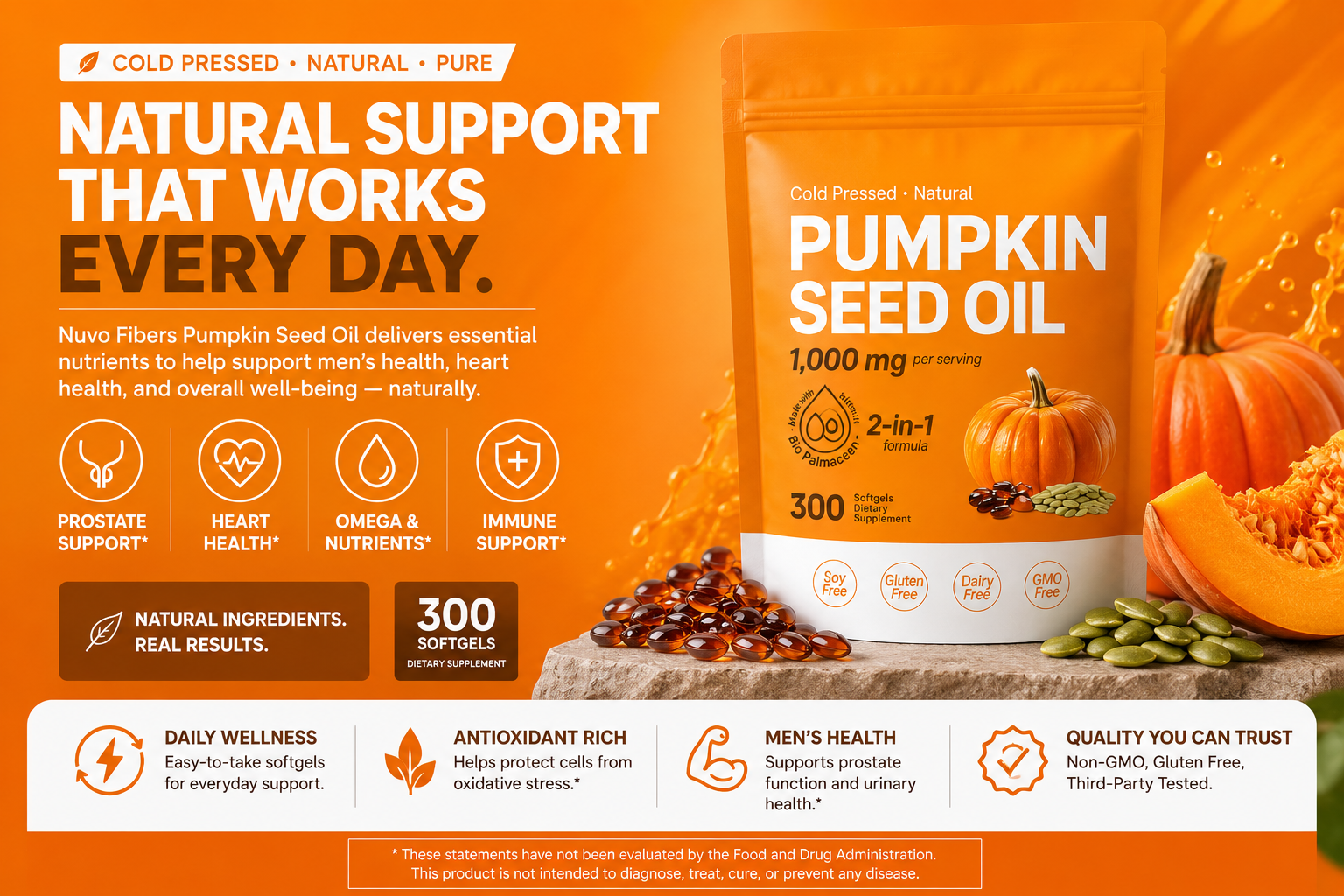 Nuvo Pumpkin Seed Oil stock
