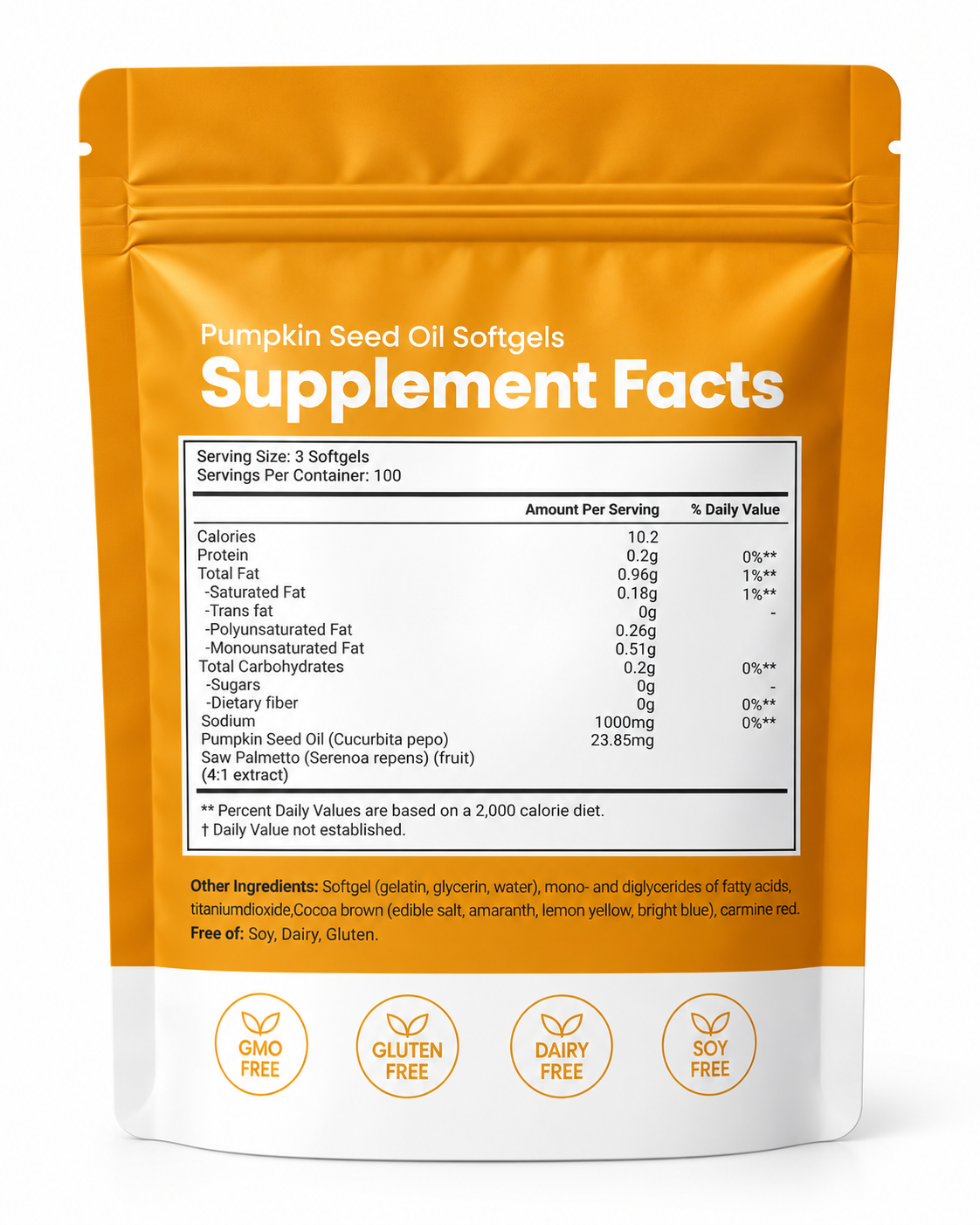 Pumpkin Seed Oil Soft Capsules